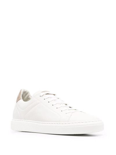 Brunello Cucinelli low-top leather sneakers outlook