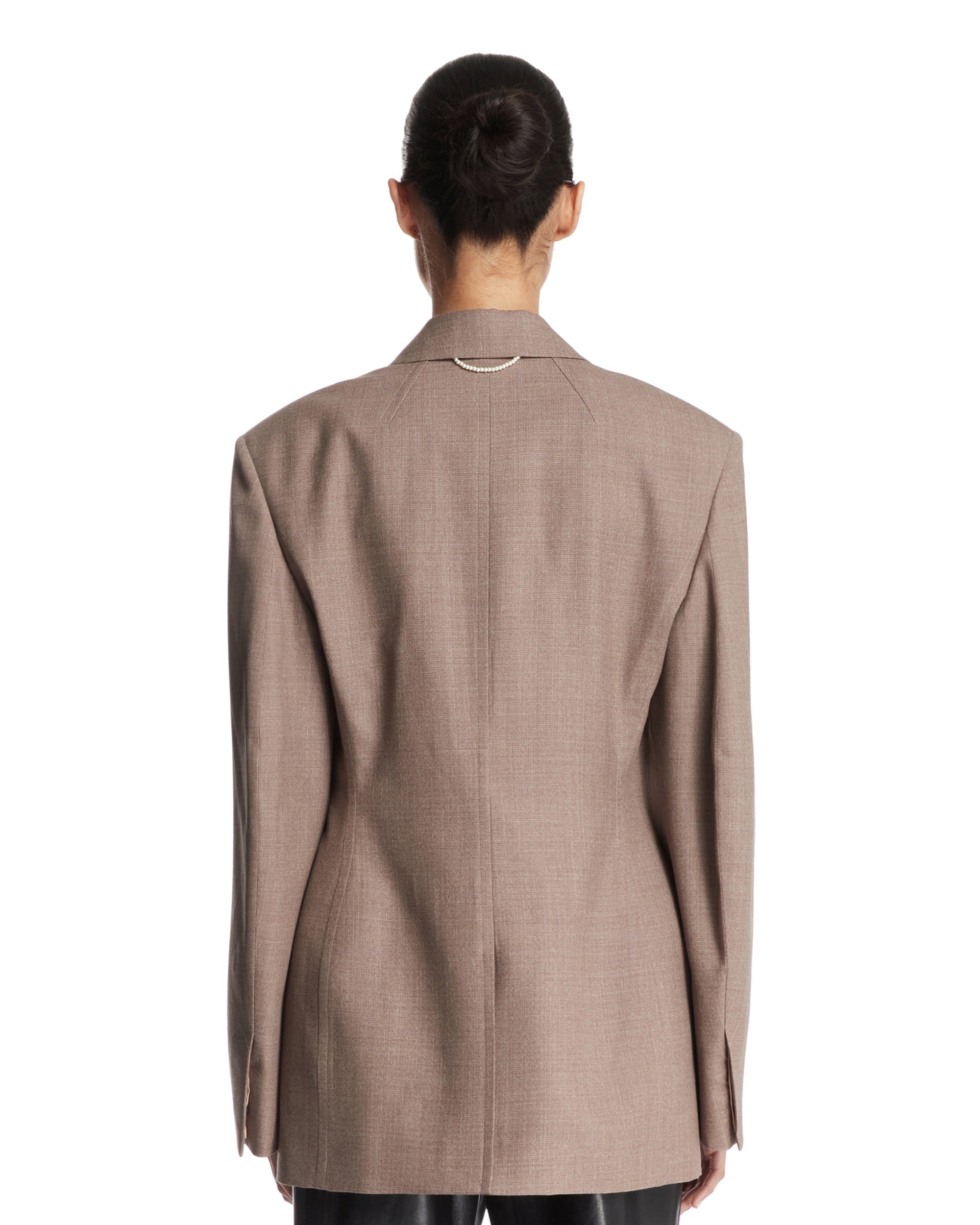 Brown Double-Breasted Blazer - 3