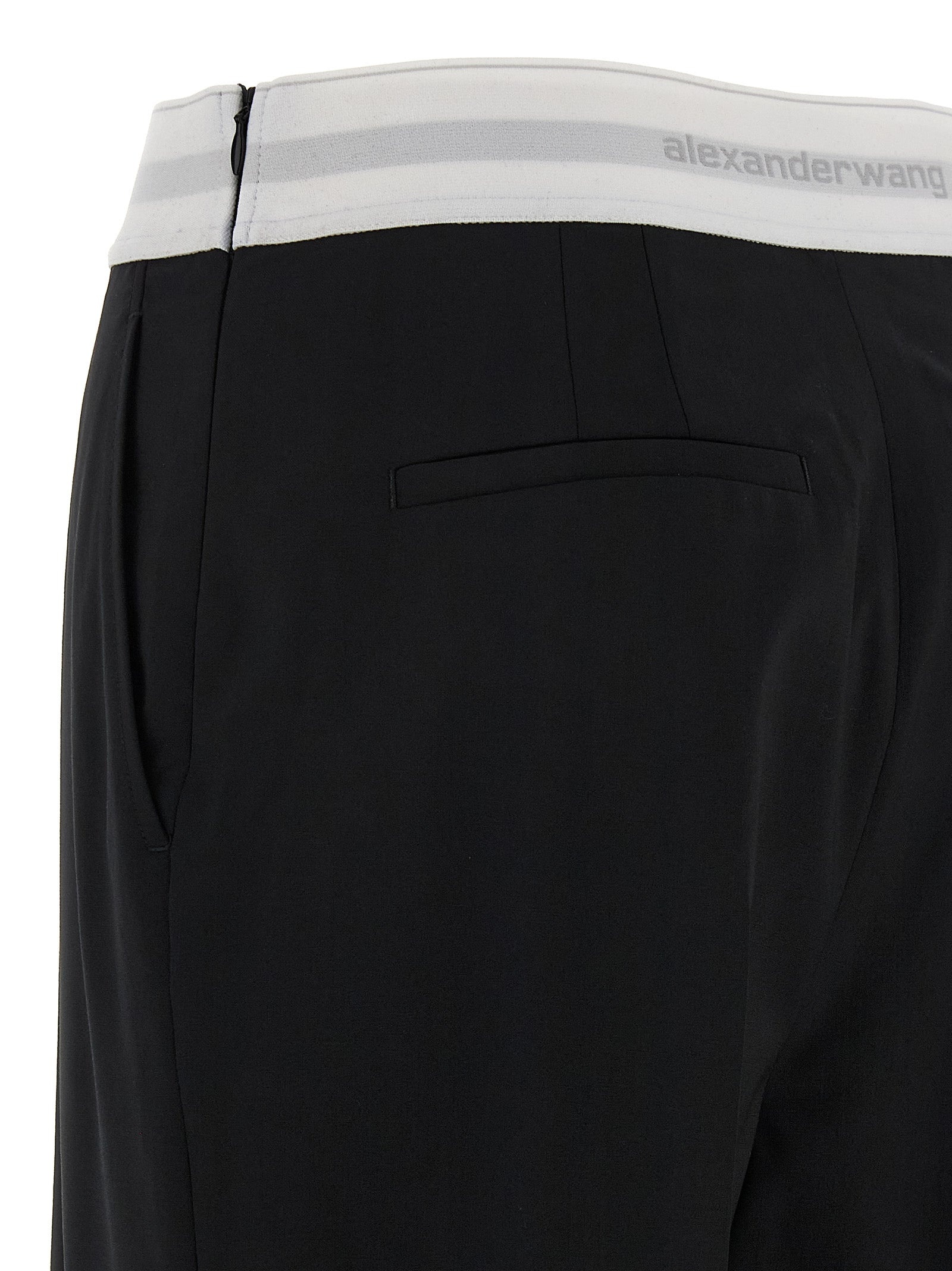 Logo Elastic Pants White/Black - 4