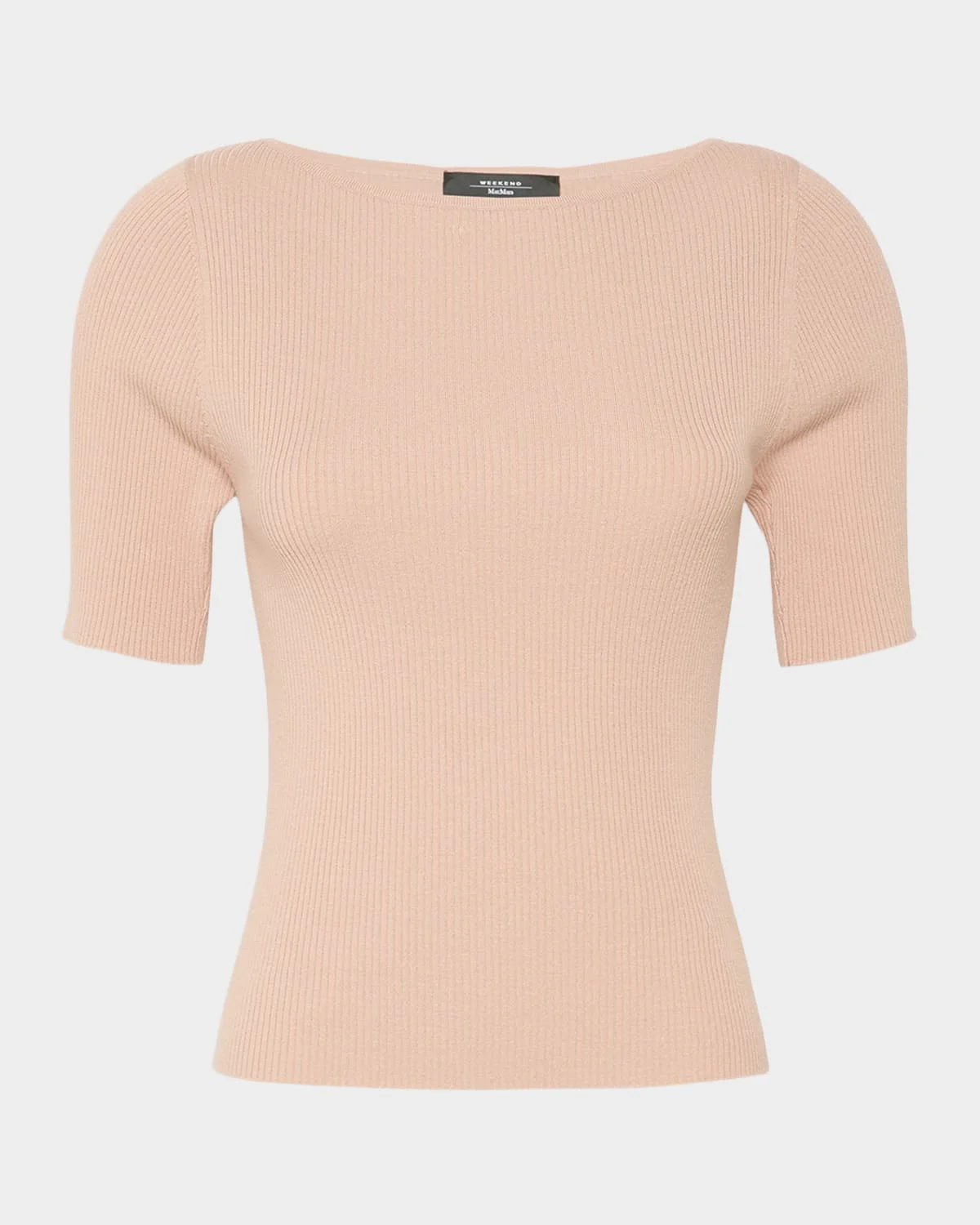 Crewneck Rib Knit Shirt - 1