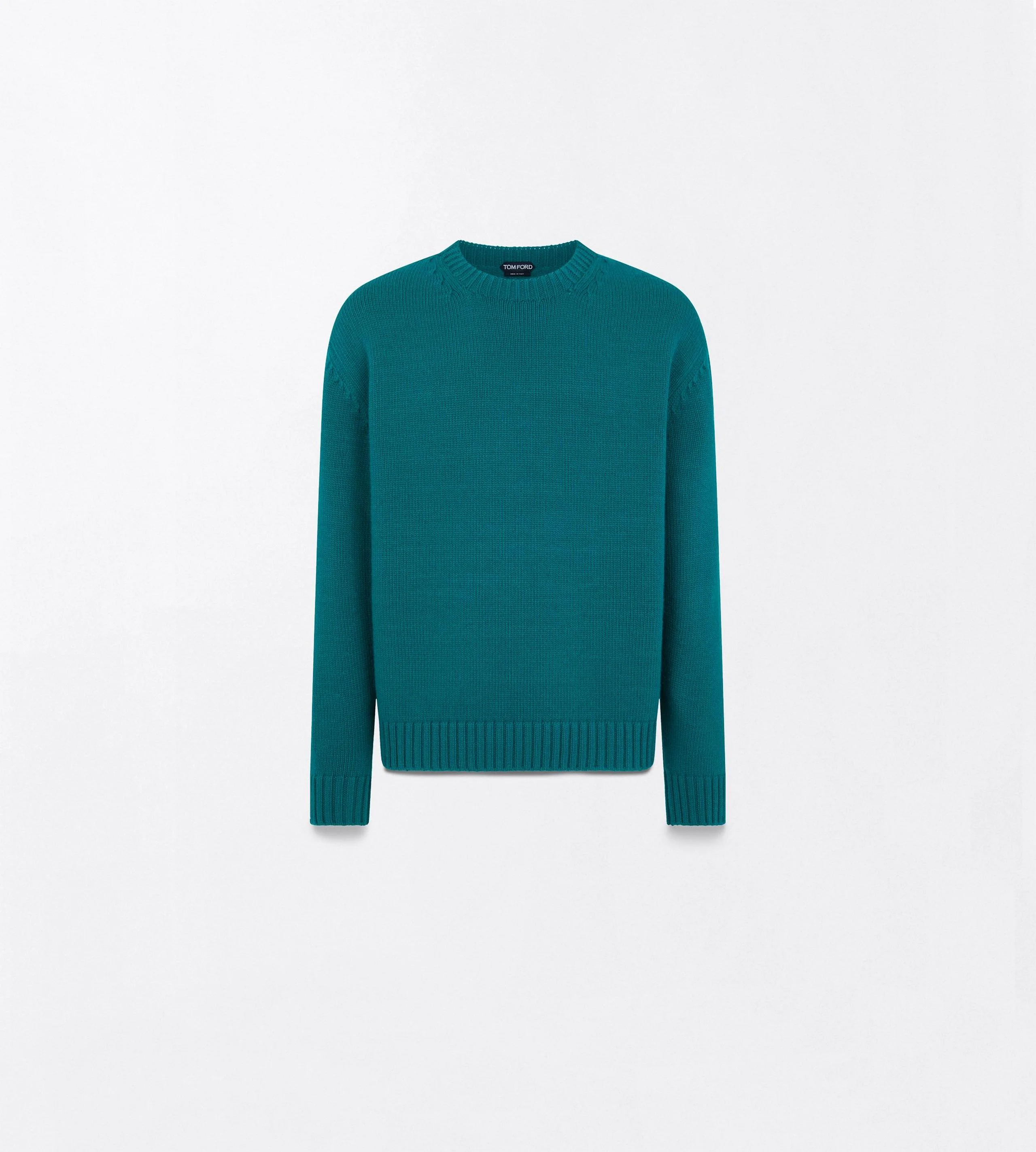 CASHMERE WOOL CREW NECK SWEATER - 1