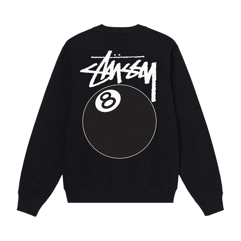 Stüssy Stussy 8 Ball Crew 'Black' outlook