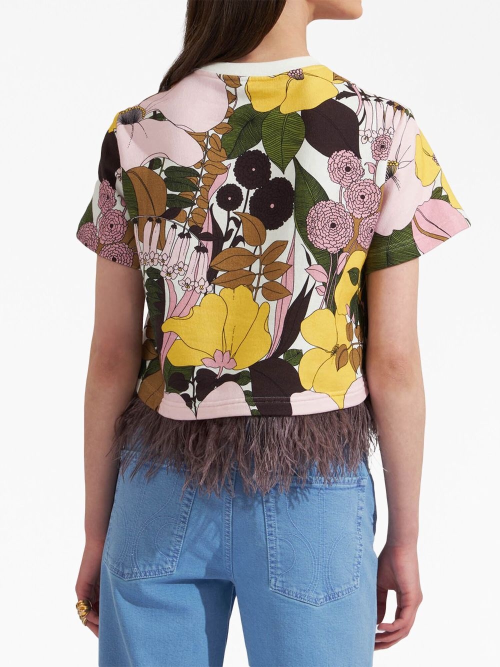 La Scala floral-print T-shirt - 2