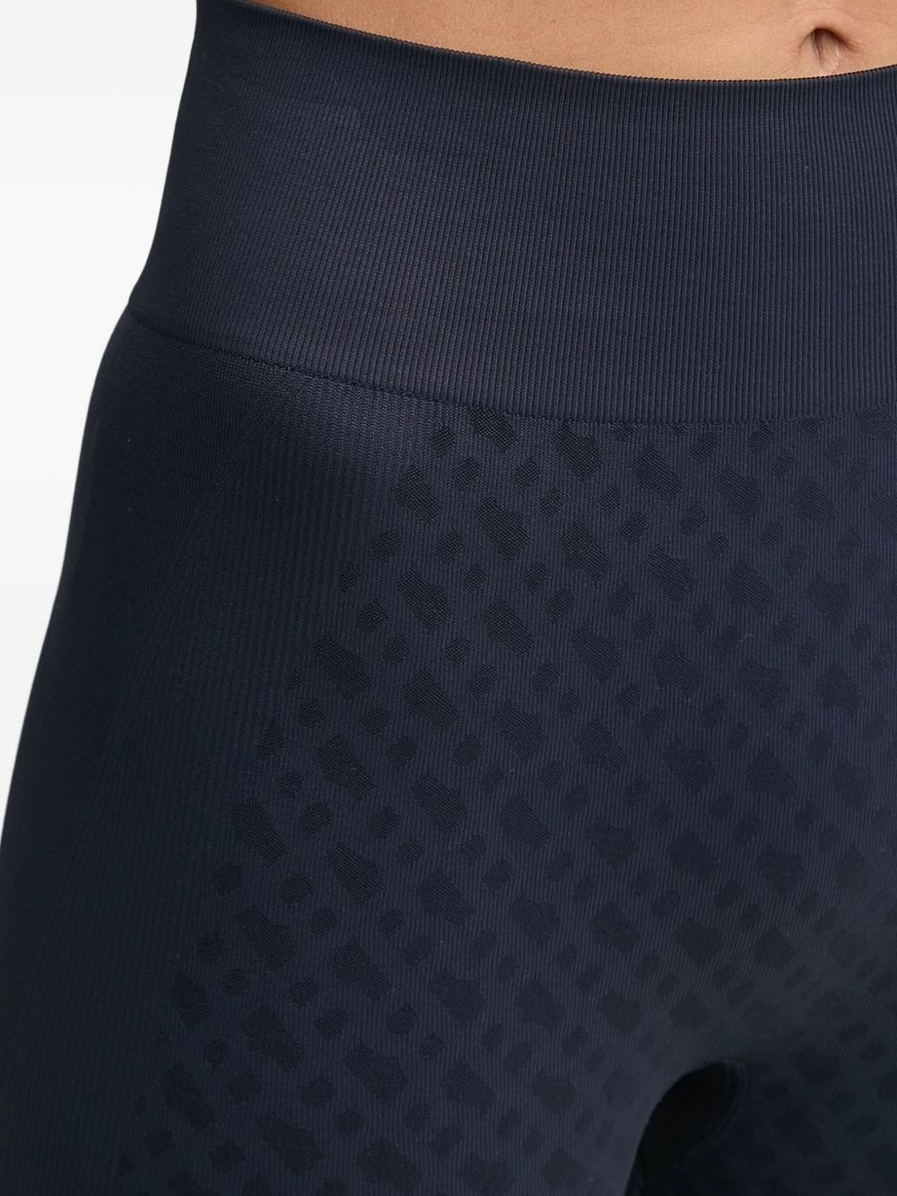 logo-jacquard leggings - 3