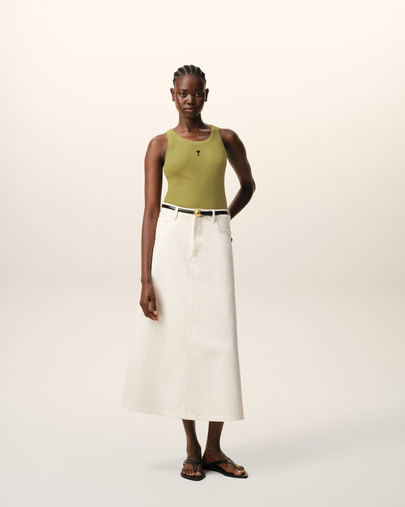 AMI Paris GREEN COTTON AMI DE COEUR TANKTOP outlook