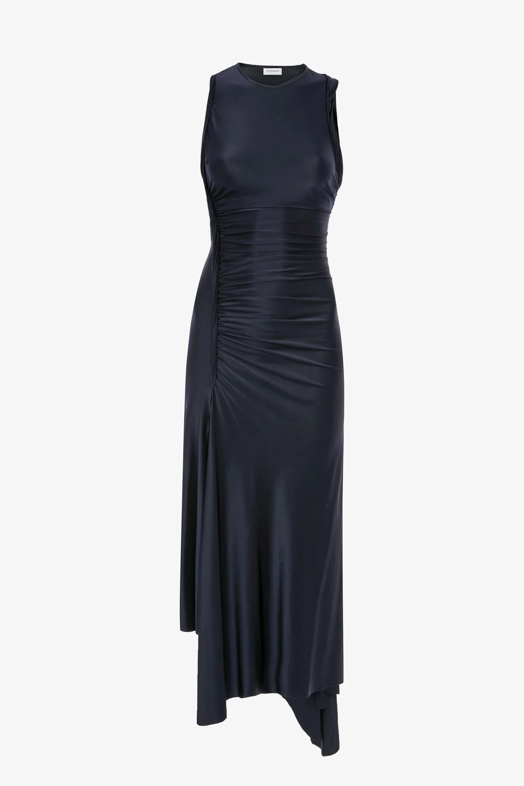 Twist Dress In Navy - 1
