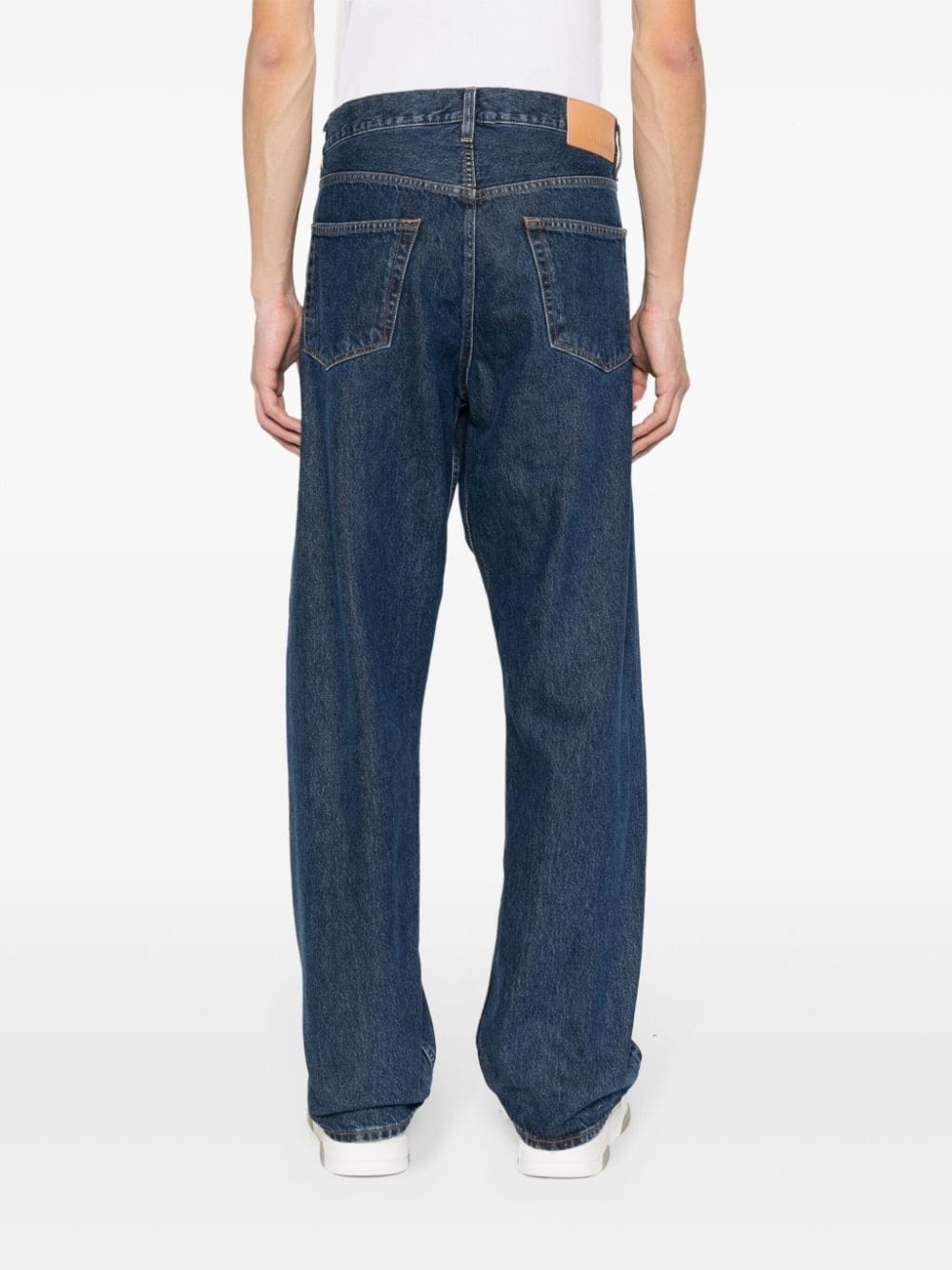 organic cotton straight-leg jeans - 4