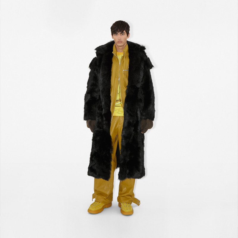 Burberry Shearling Hooded Coat outlook