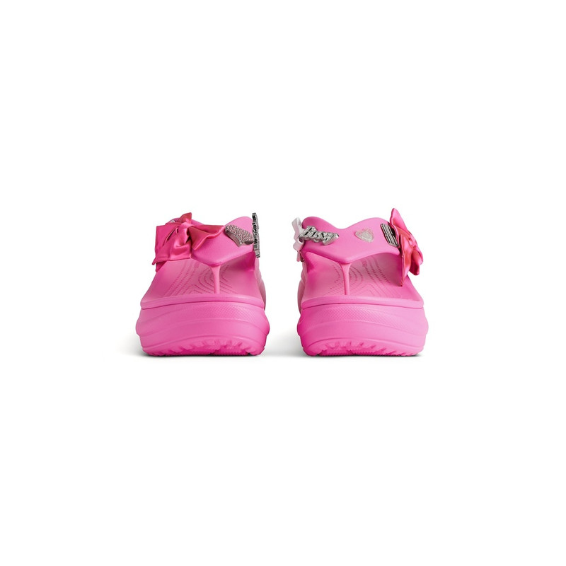 Women's Crocs™ Thong Jibbitz™ in Glossy Pink 3