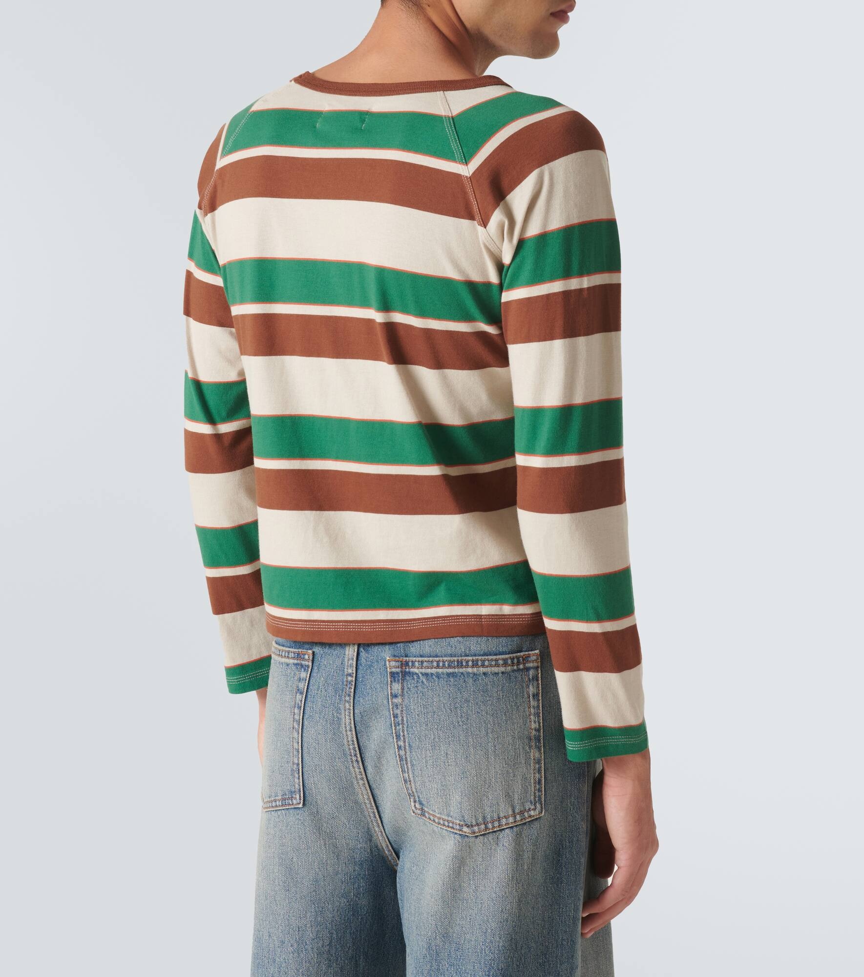 Striped cotton jersey T-shirt - 4