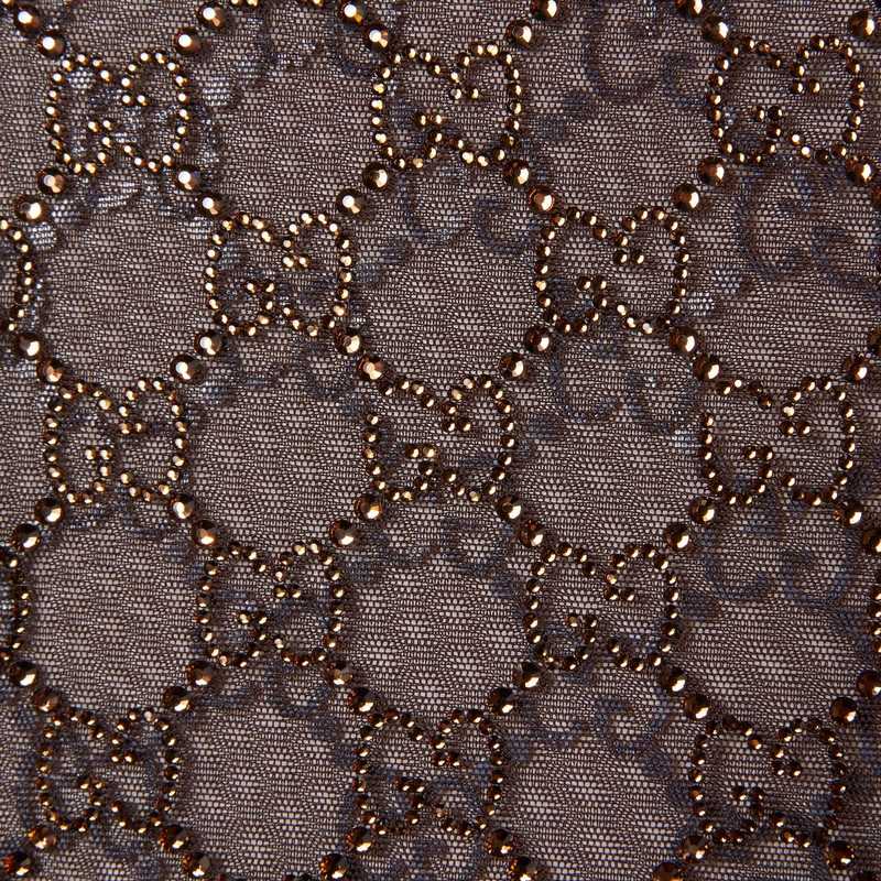 Tulle leggings with GG crystals 6