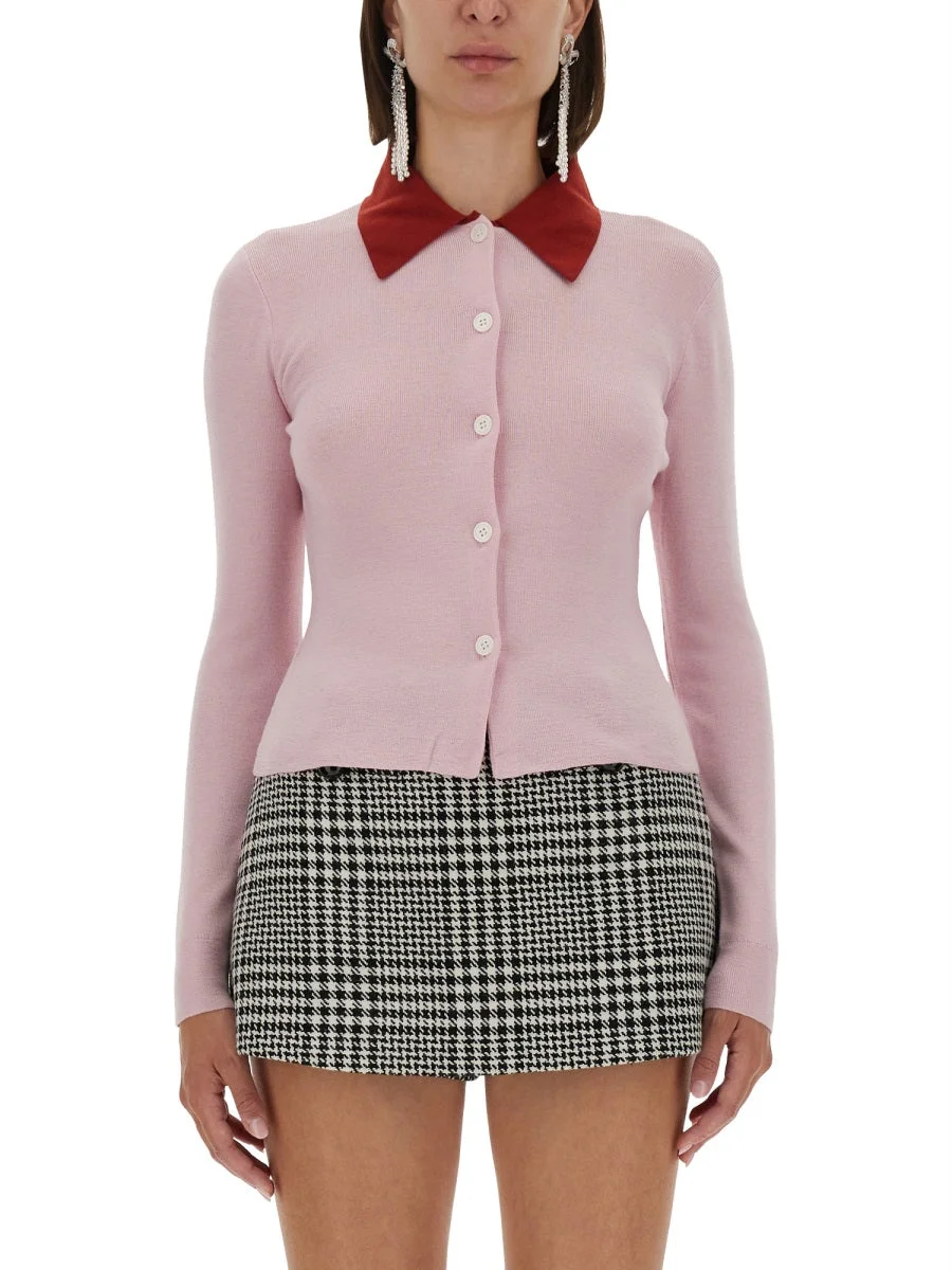 Self-Portrait Women Merino Wool Cardigan - 1