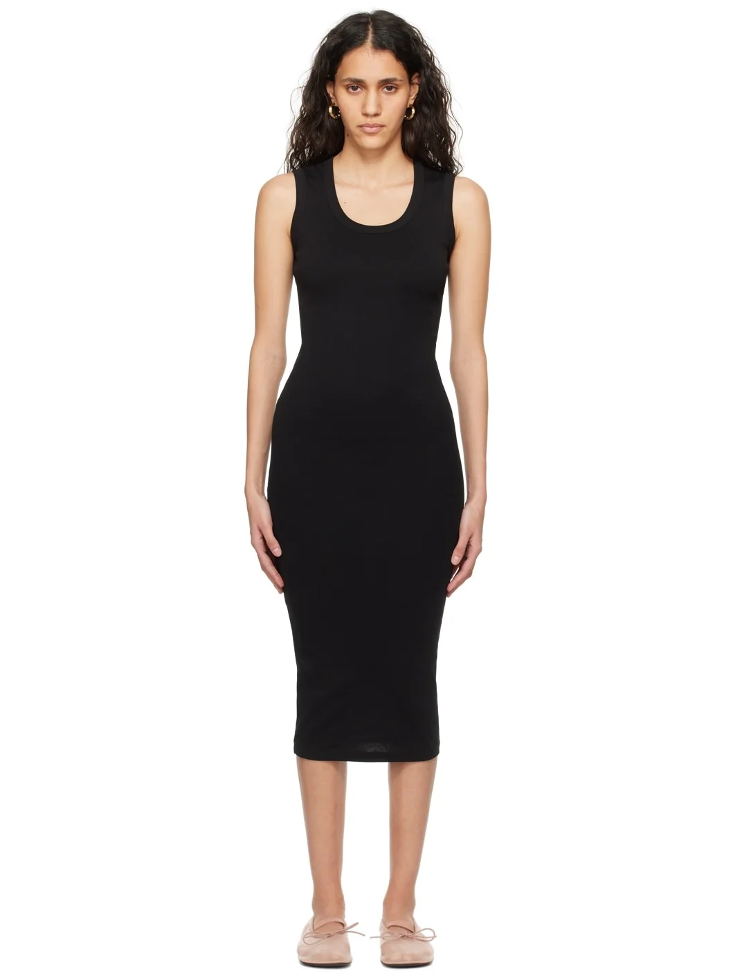 Black Joline Midi Dress - 1