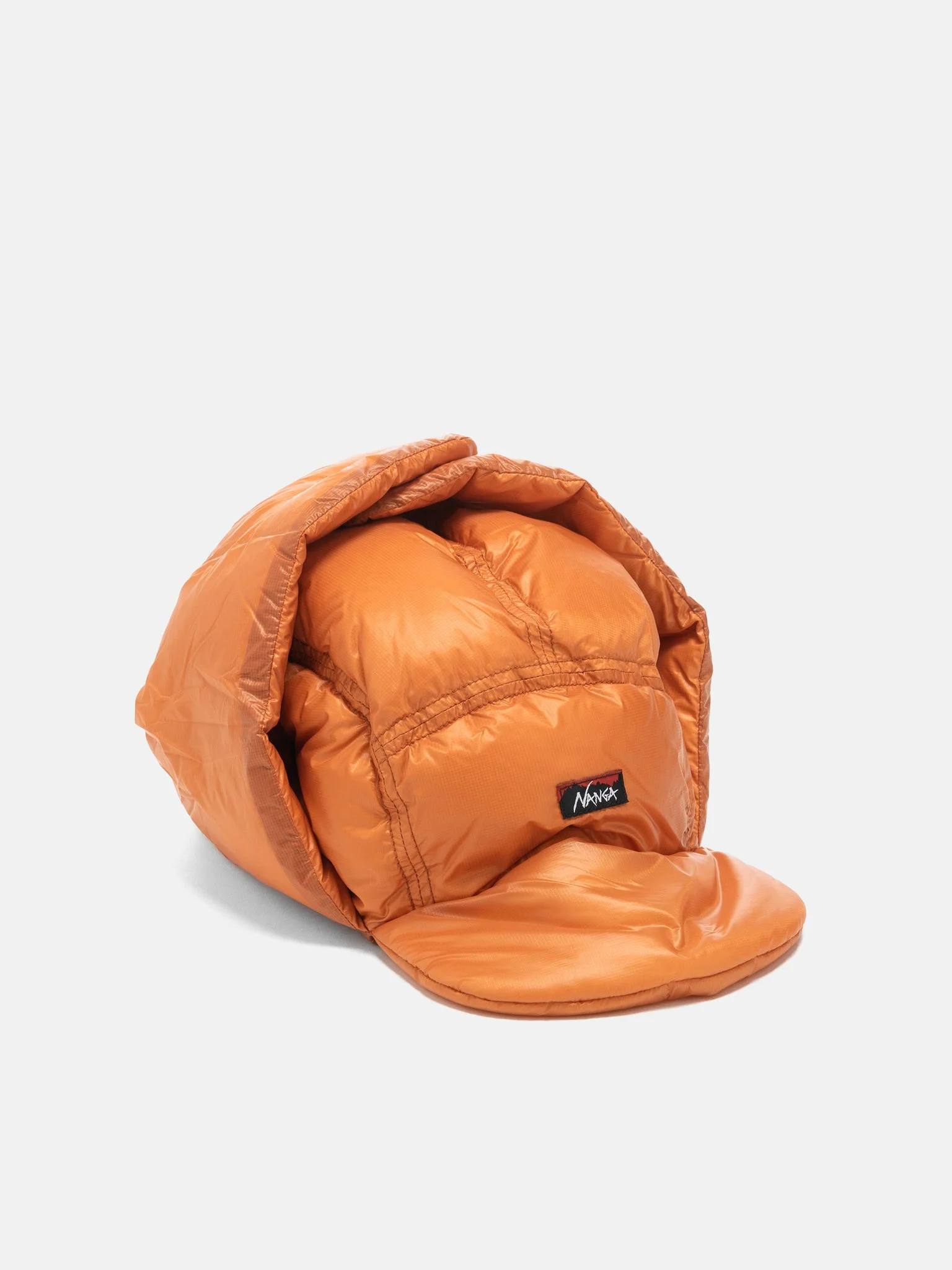 Mountain Lodge Down Ear Flap Cap R. Orange - 1