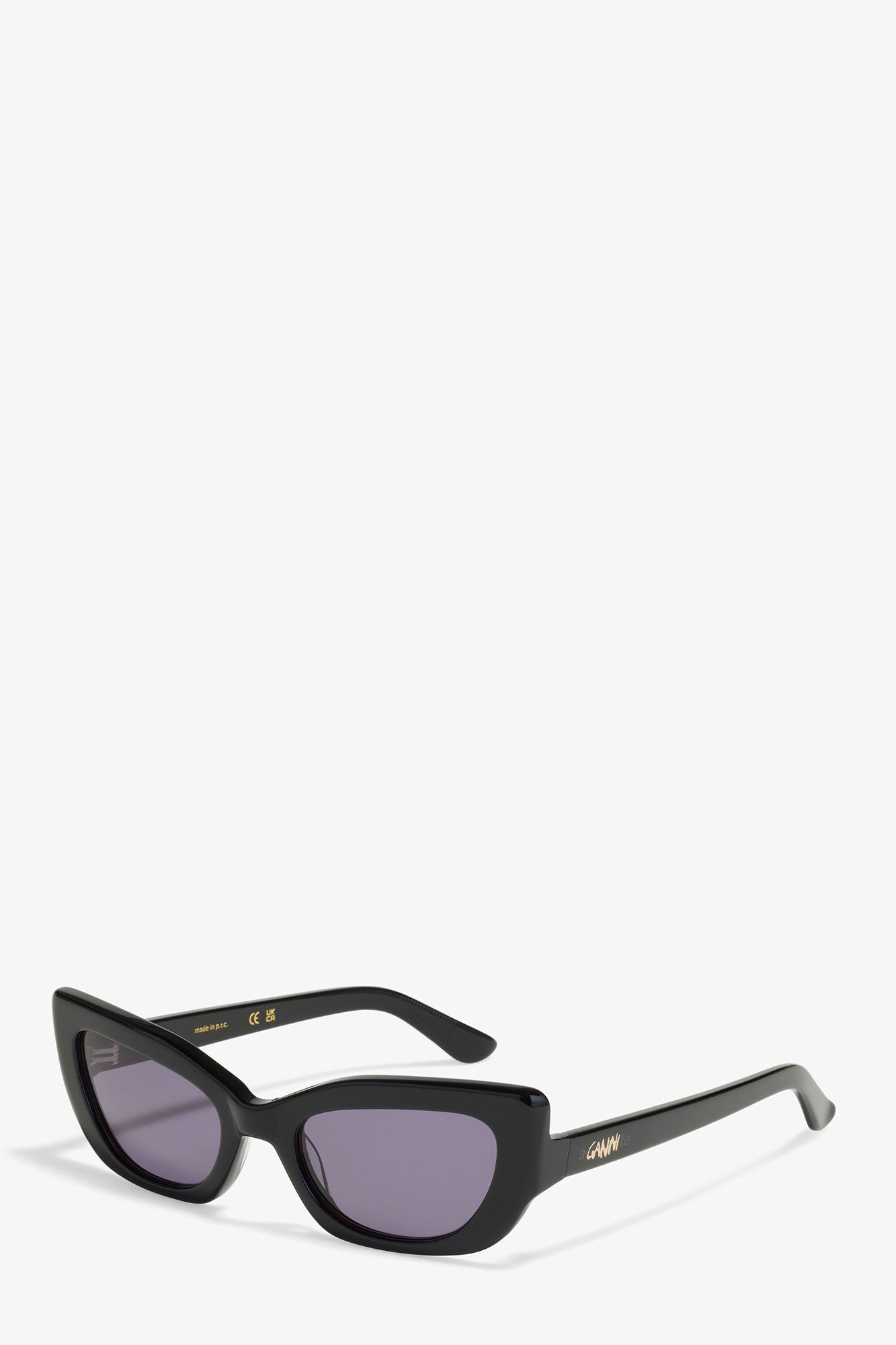 GANNI X ACE & TATE BLACK SADIE SUNGLASSES - 2