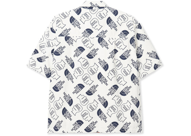 The North Face The North Face x Brain Dead Boxy Mountain Shirt Vintage White outlook