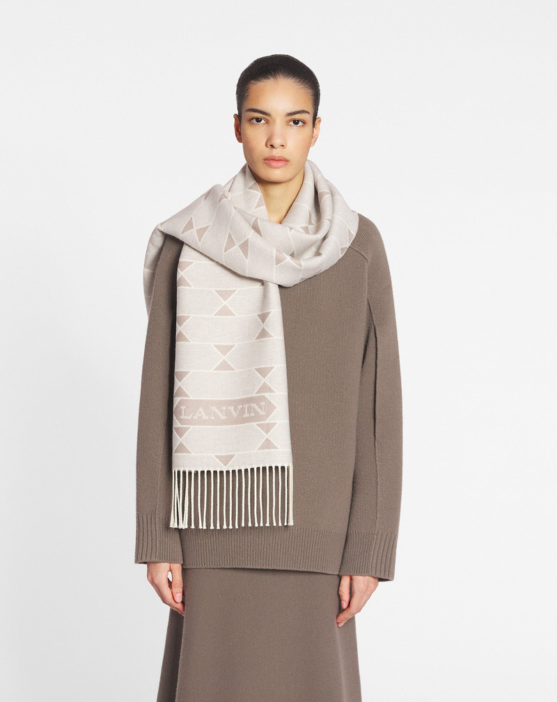 Lanvin TWO-TONE WOOL SCARF outlook