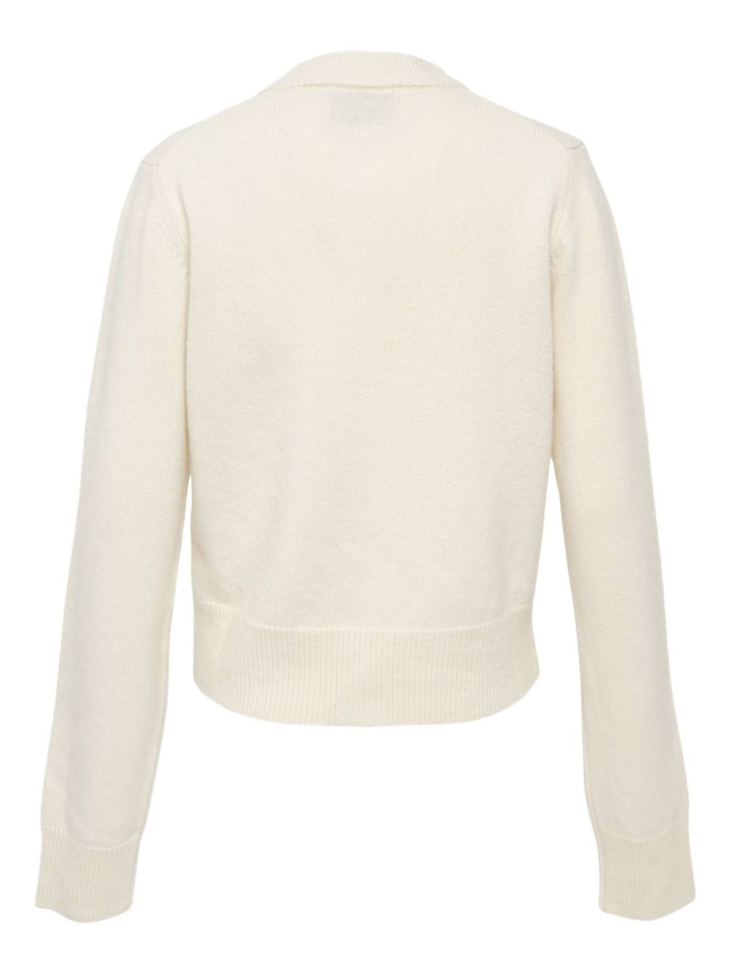 AMI Paris tonal ADC long-sleeves cardigan outlook