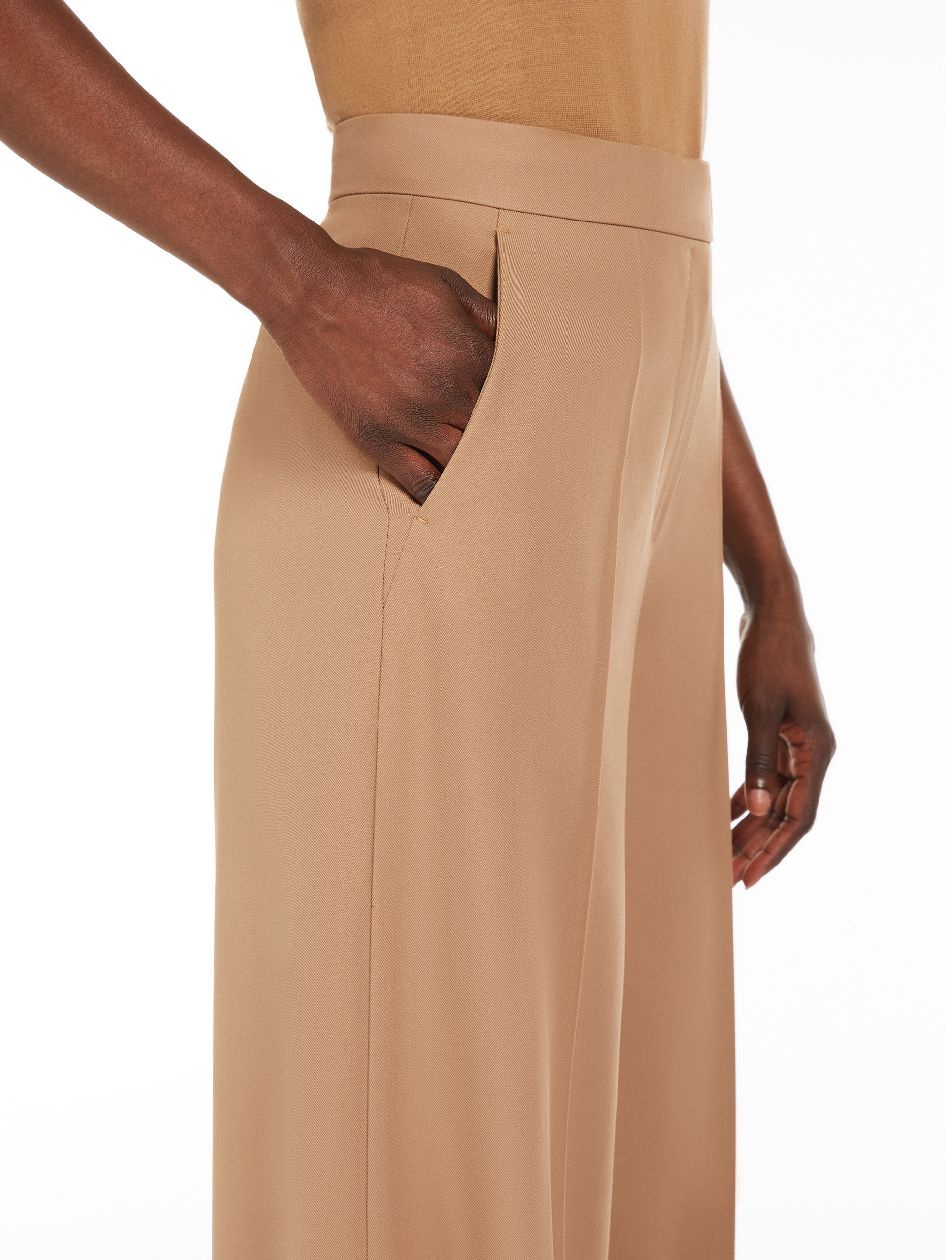 NINFA Gabardine wool trousers - 5