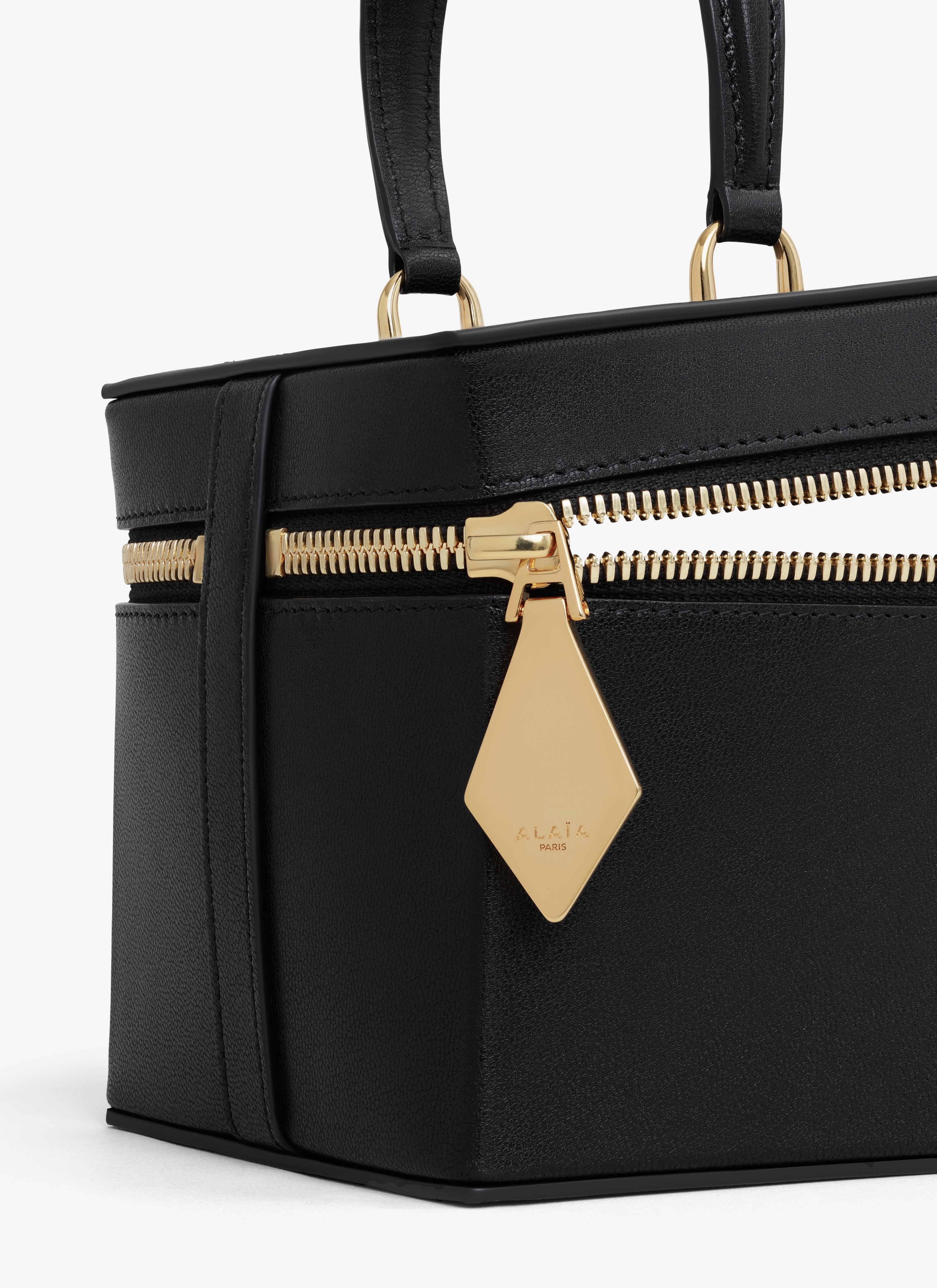 CUBE VANITY CASE IN SHINY GOATSKIN - 6