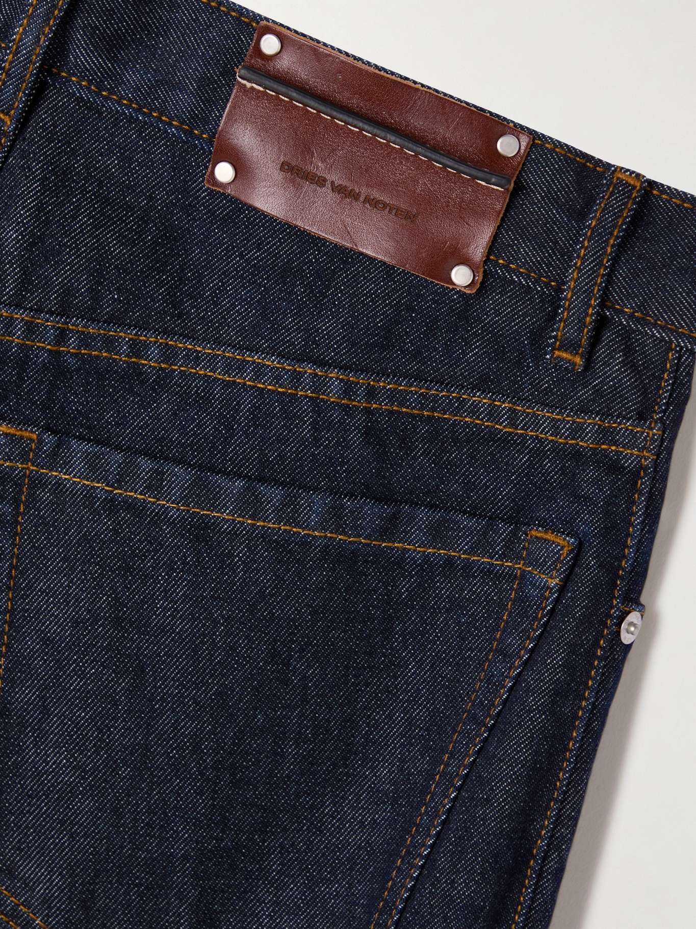 Mid-rise straight-leg jeans Indigo - 5