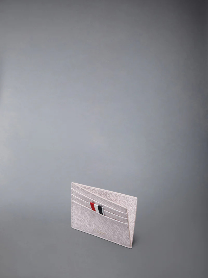 Pebble Grain Note Compartment Card Holder Men - 3