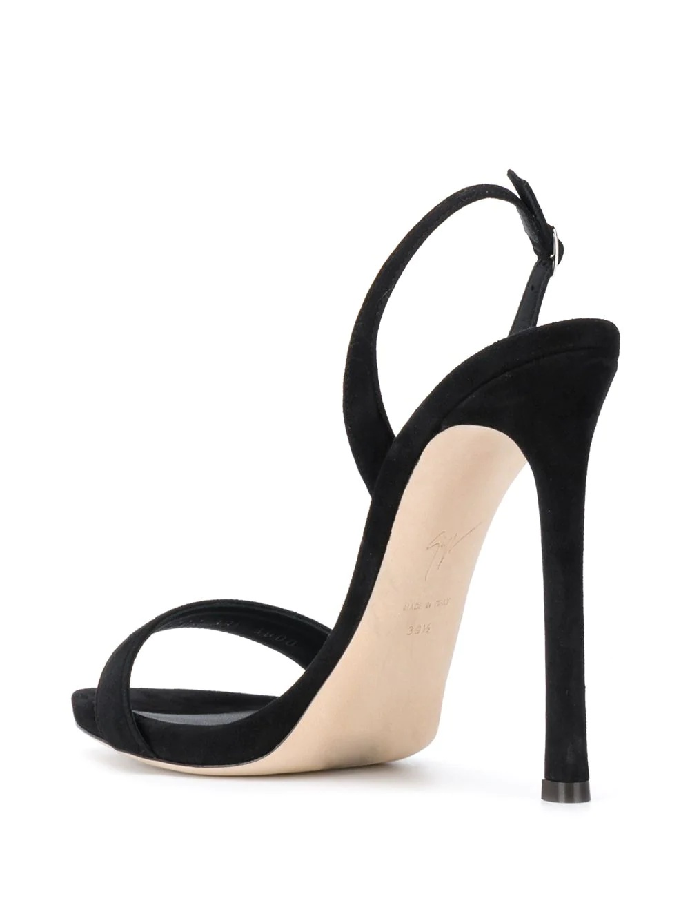 open-toe strappy heeled sandals - 3