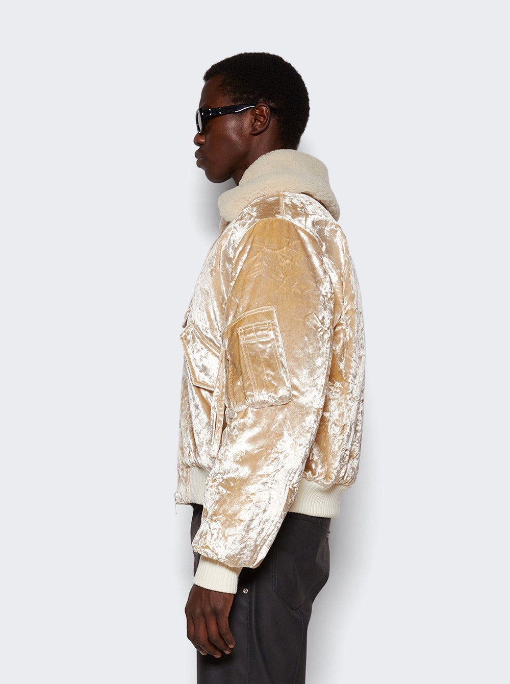 Boxy Fit Jacket Champagne - 4
