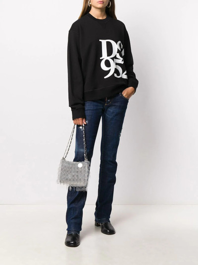 DSQUARED2 distressed straight-leg jeans outlook