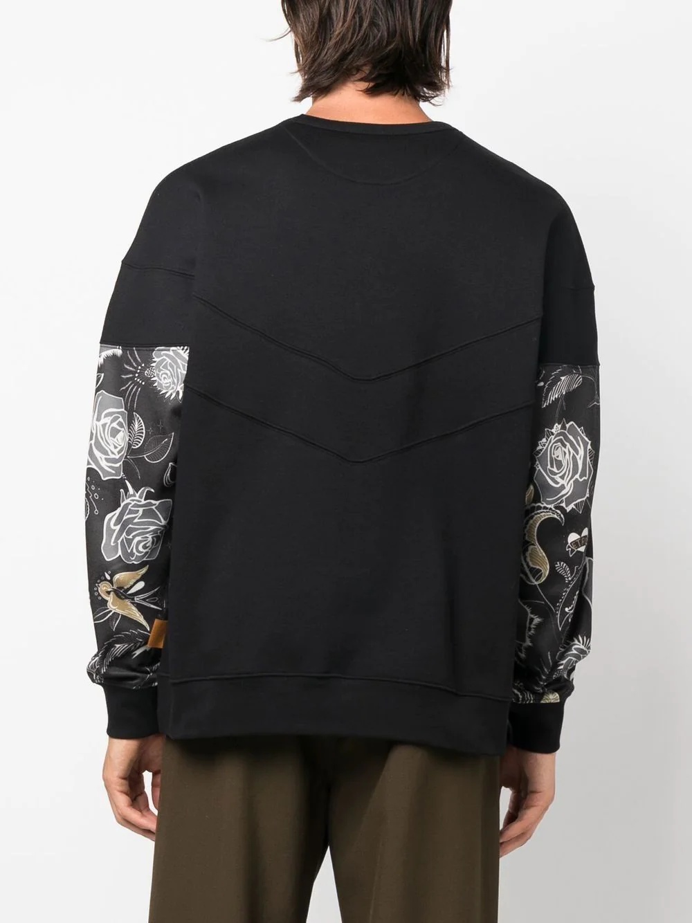 floral-print long-sleeve sweatshirt - 4