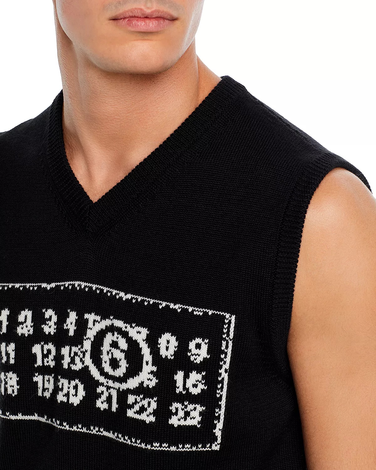 Jacquard Sweater Vest - 5