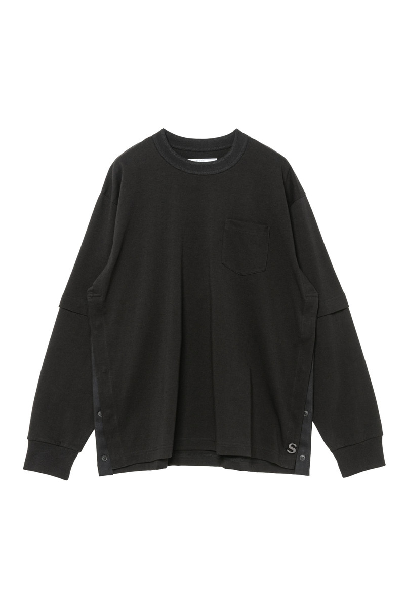 sacai s Cotton Jersey L/S T-Shirt outlook
