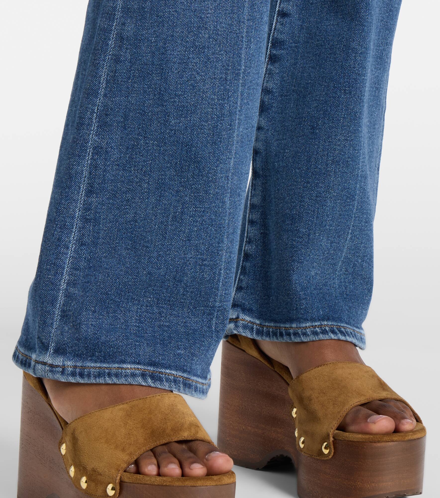 Lilah 325 high-rise flared jeans - 5