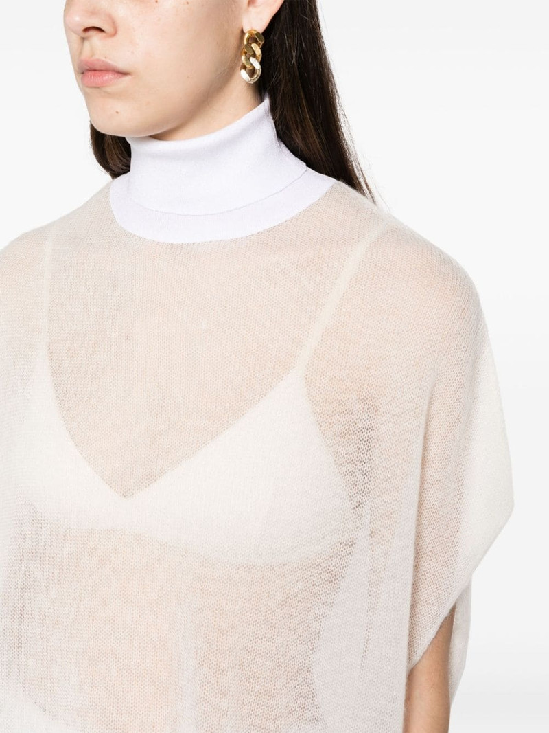 open-knit high-neck top 5