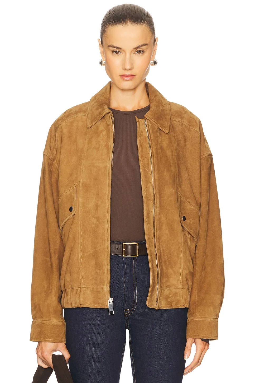 Wren Suede Bomber - 1