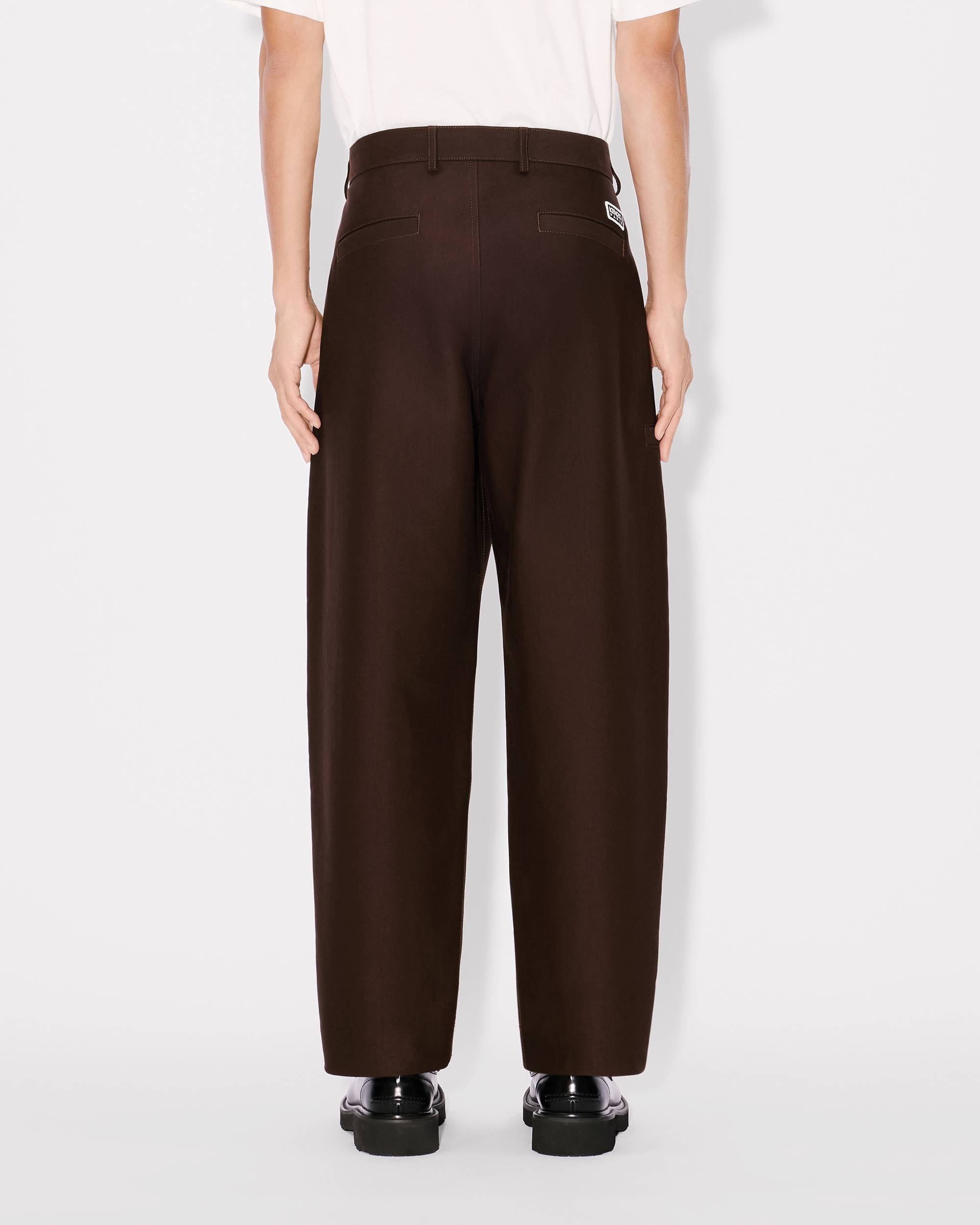 Tapered workwear pants in cotton - 5