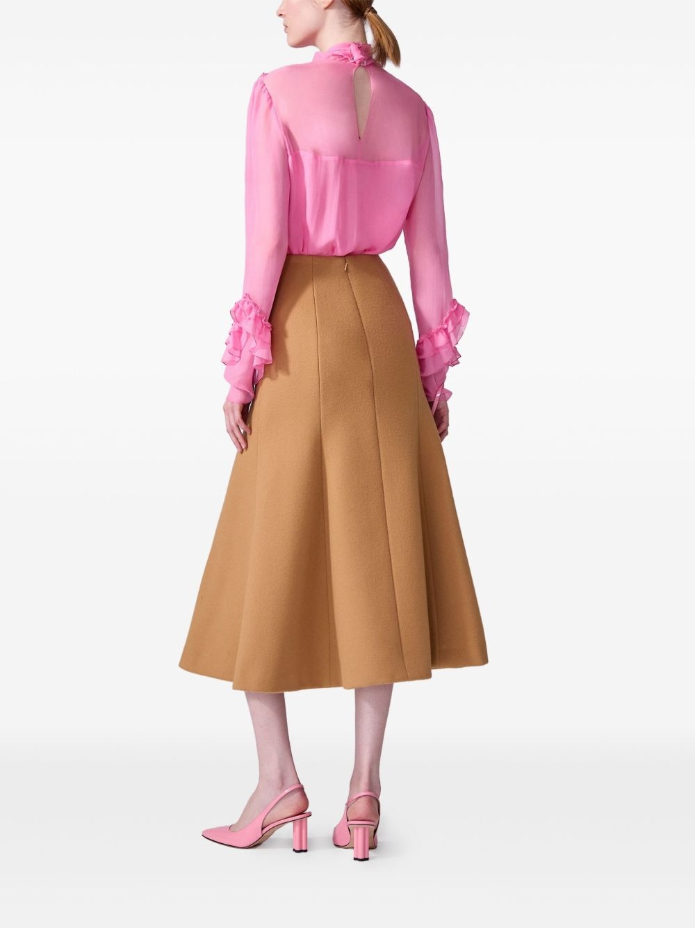 wool midi skirt - 3