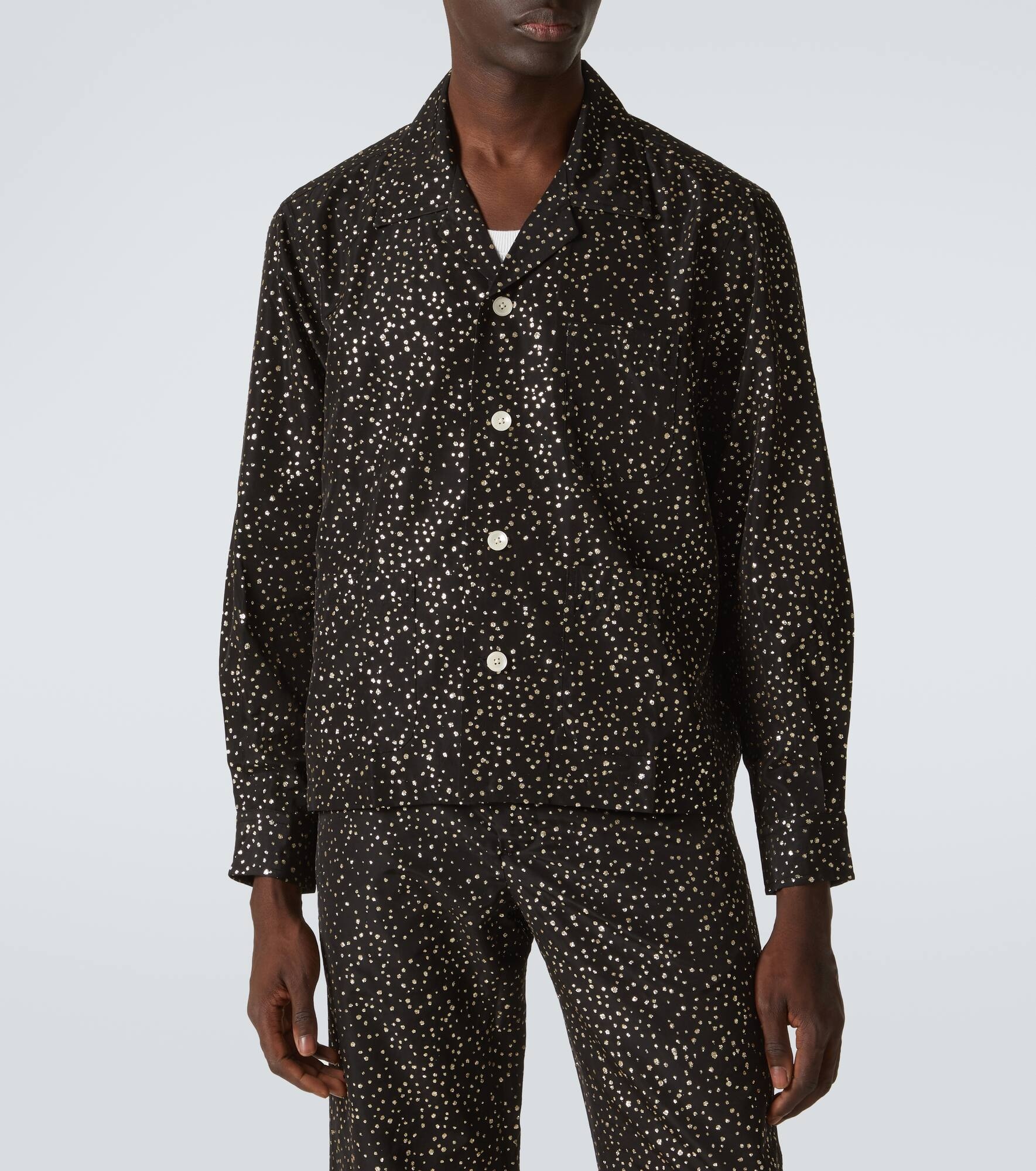 Glitter faille shirt - 3