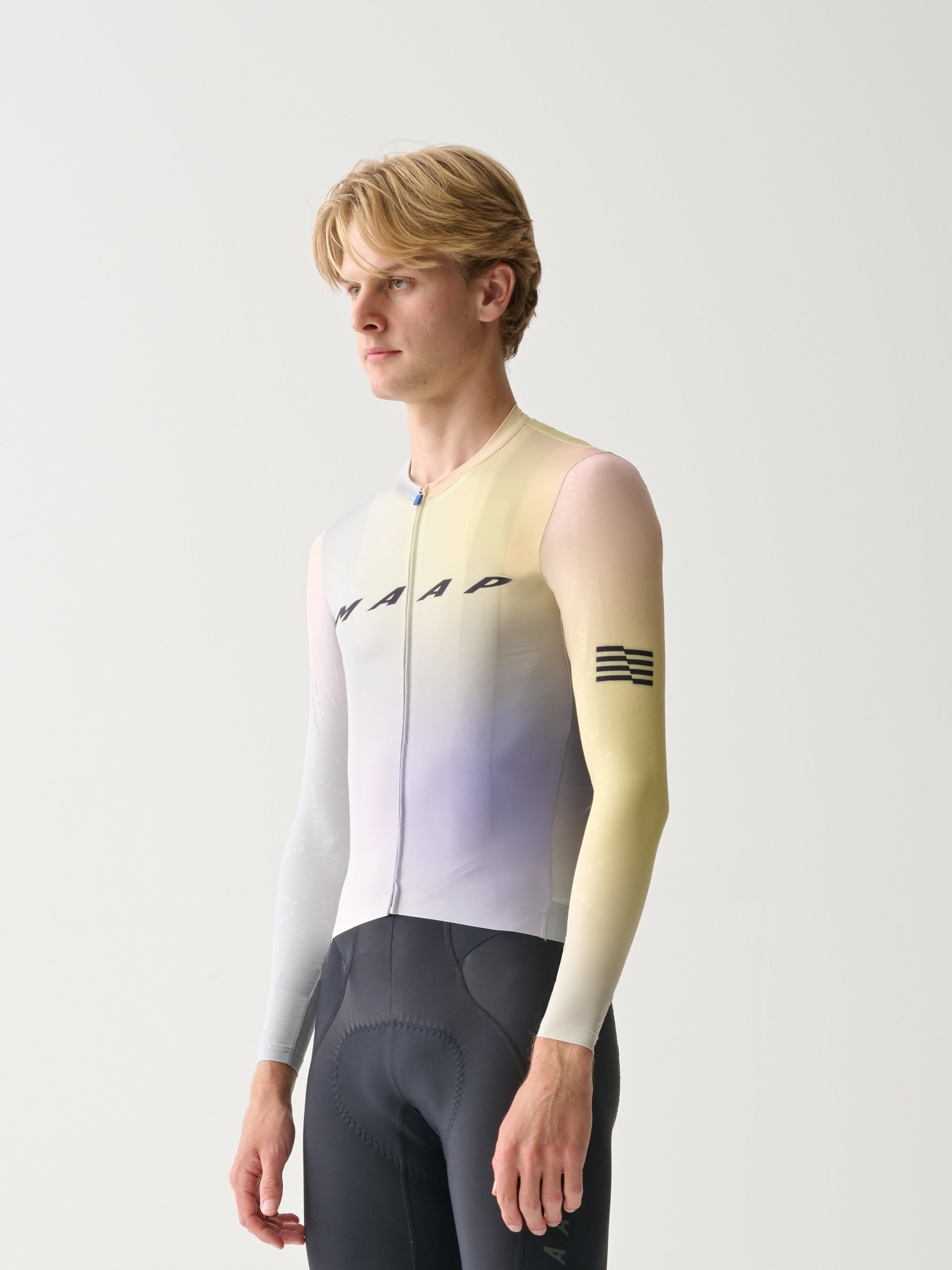 Blurred Out Pro Hex LS Jersey - 2