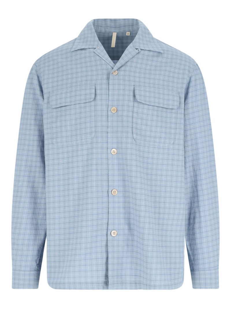 Pocket check shirt 1