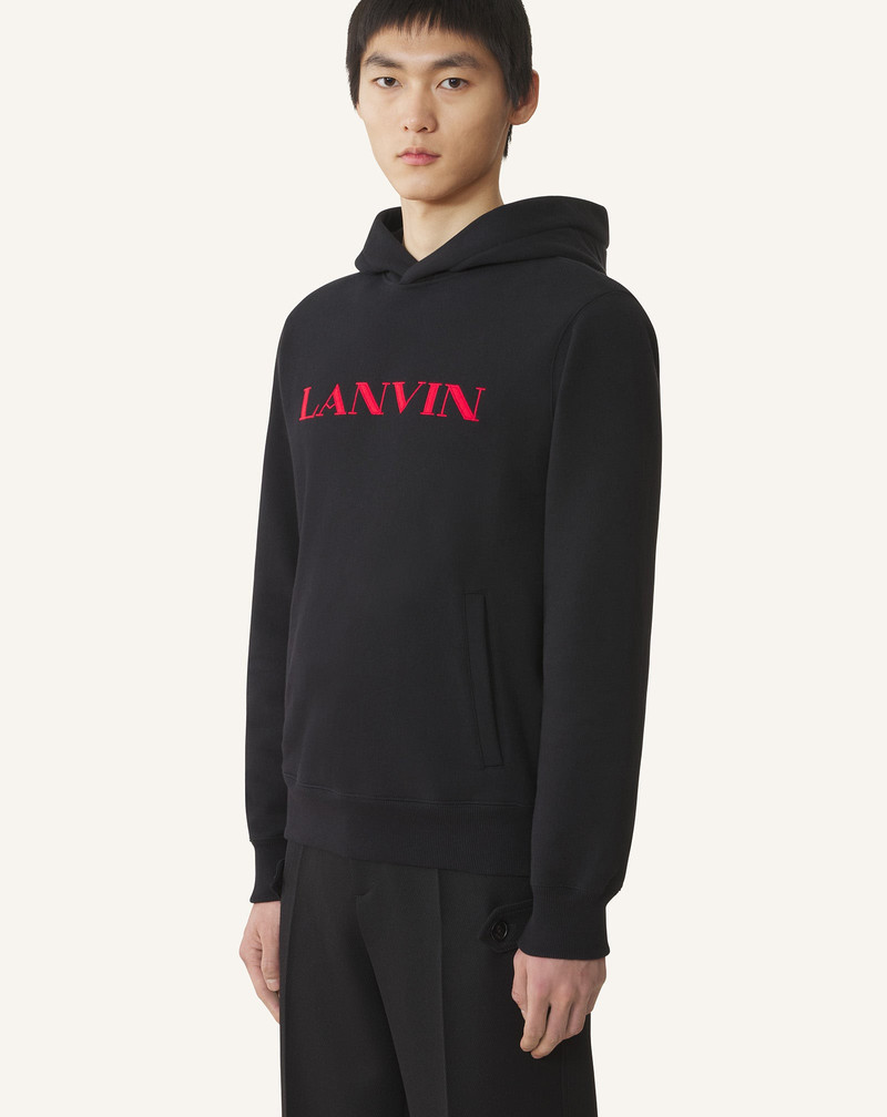 LANVIN EMBROIDERED COTTON HOODIE 3