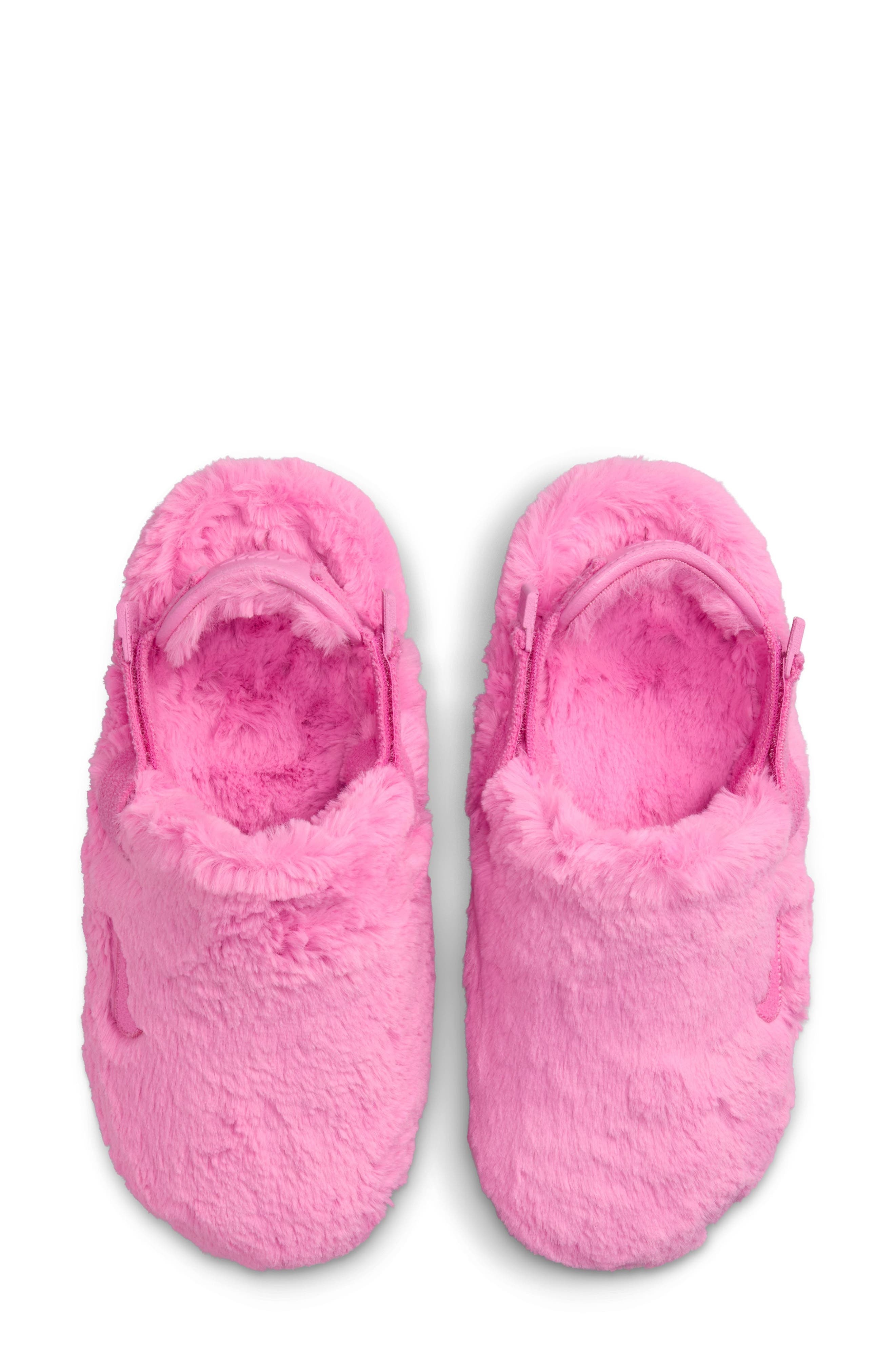 Nike Calm Faux Fur Mule in Playful Pink/Pink at Nordstrom - 3