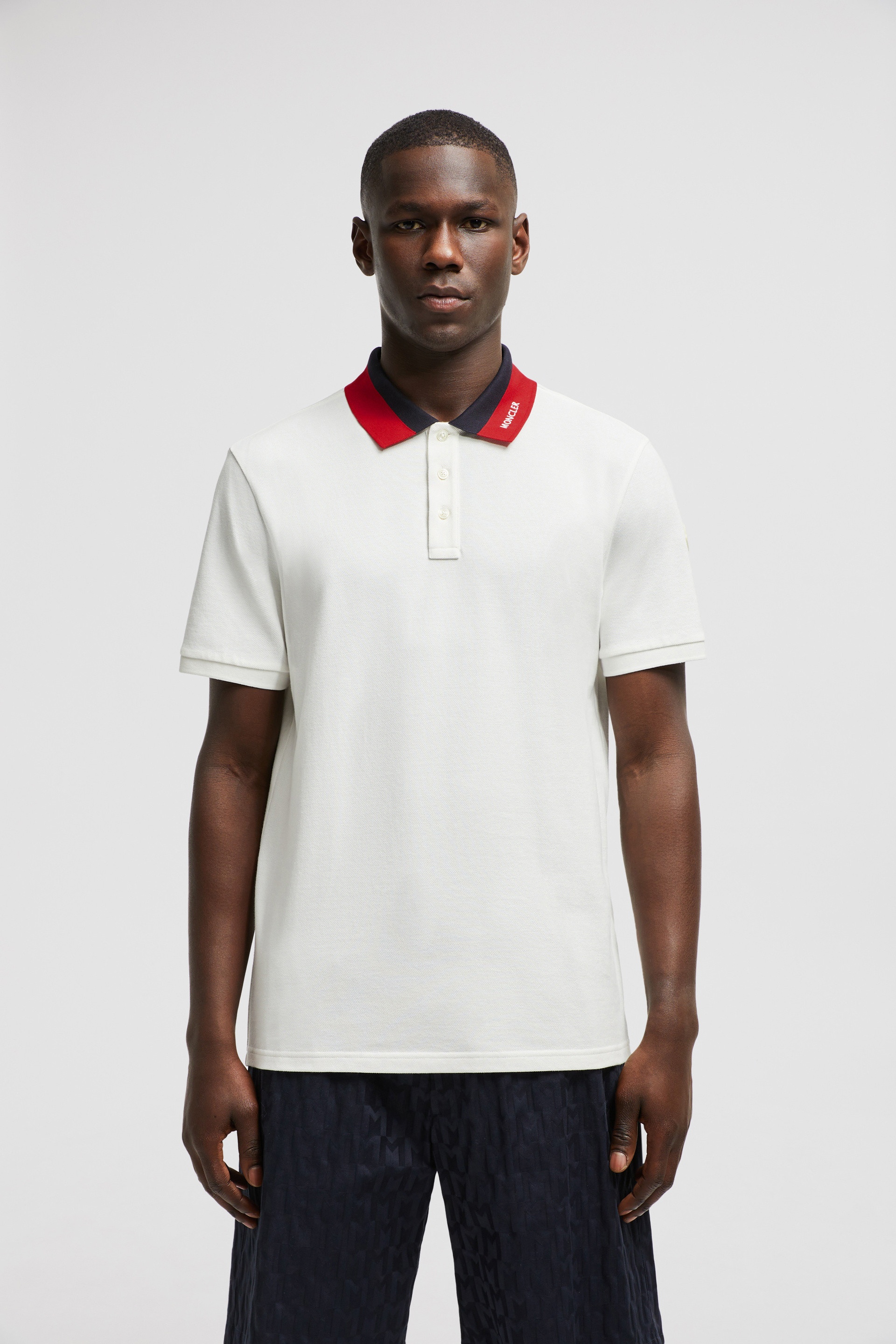 Embroidered Logo Cotton Piquet Polo Shirt - 3