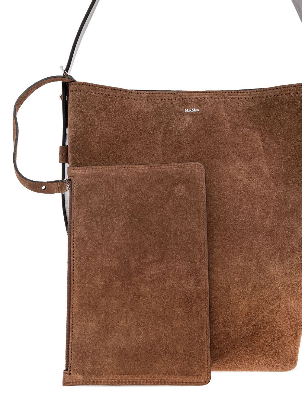 Archeti suede shoulder bag - 6