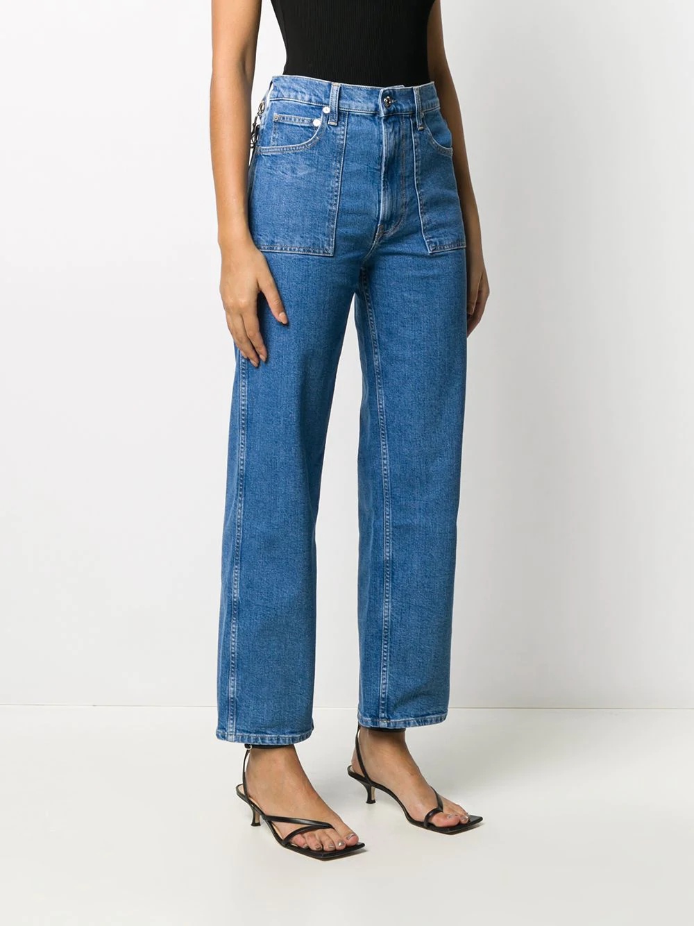 cropped Factory jeans - 3