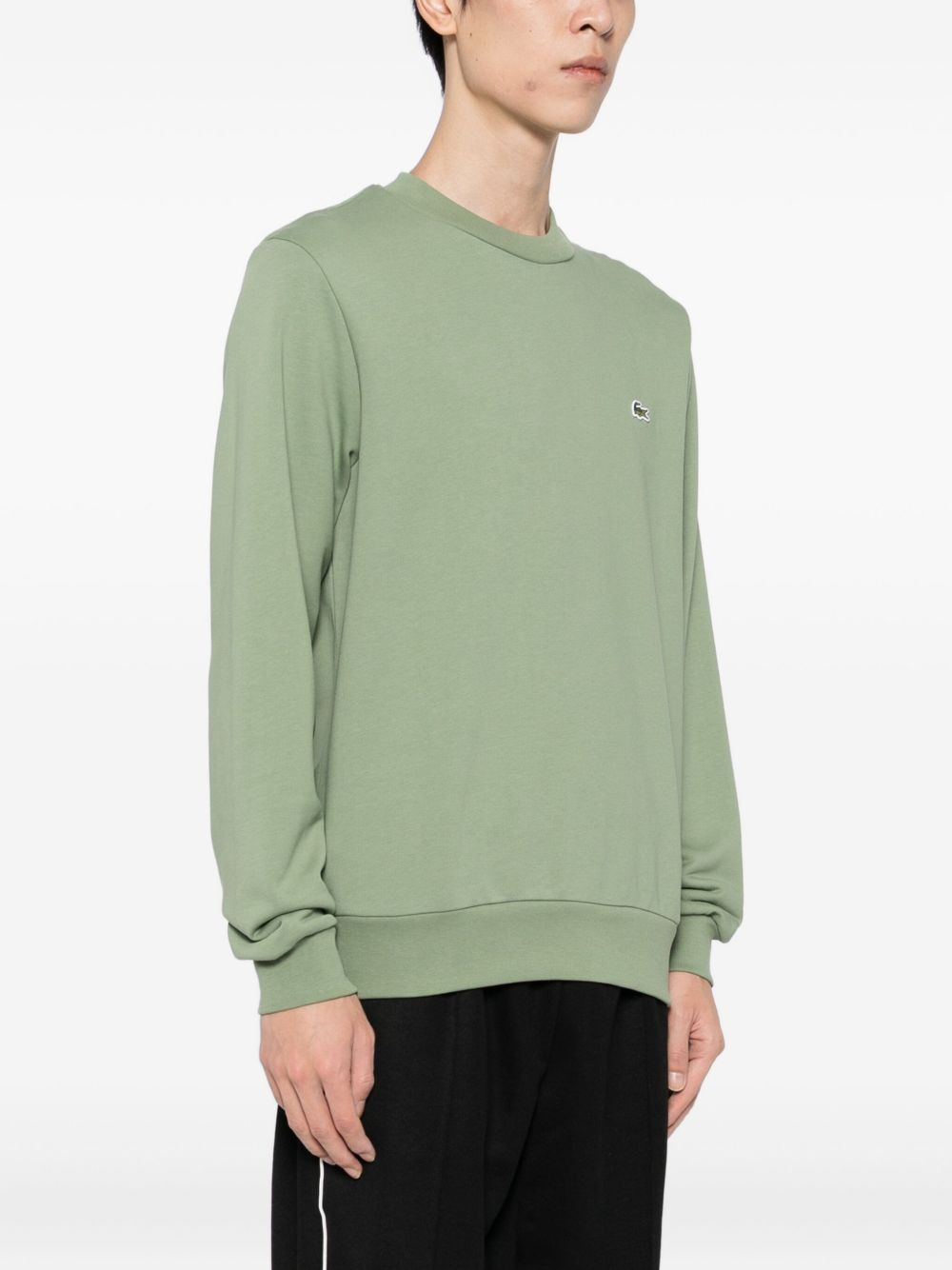 logo-patch sweatshirt - 3