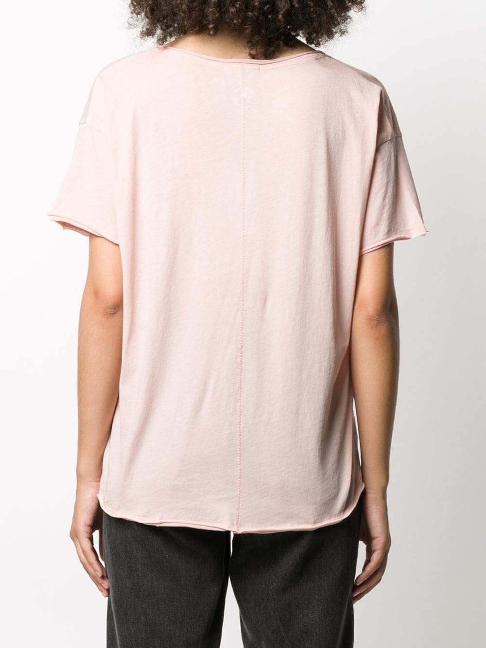 plain scoop neck T-Shirt - 4