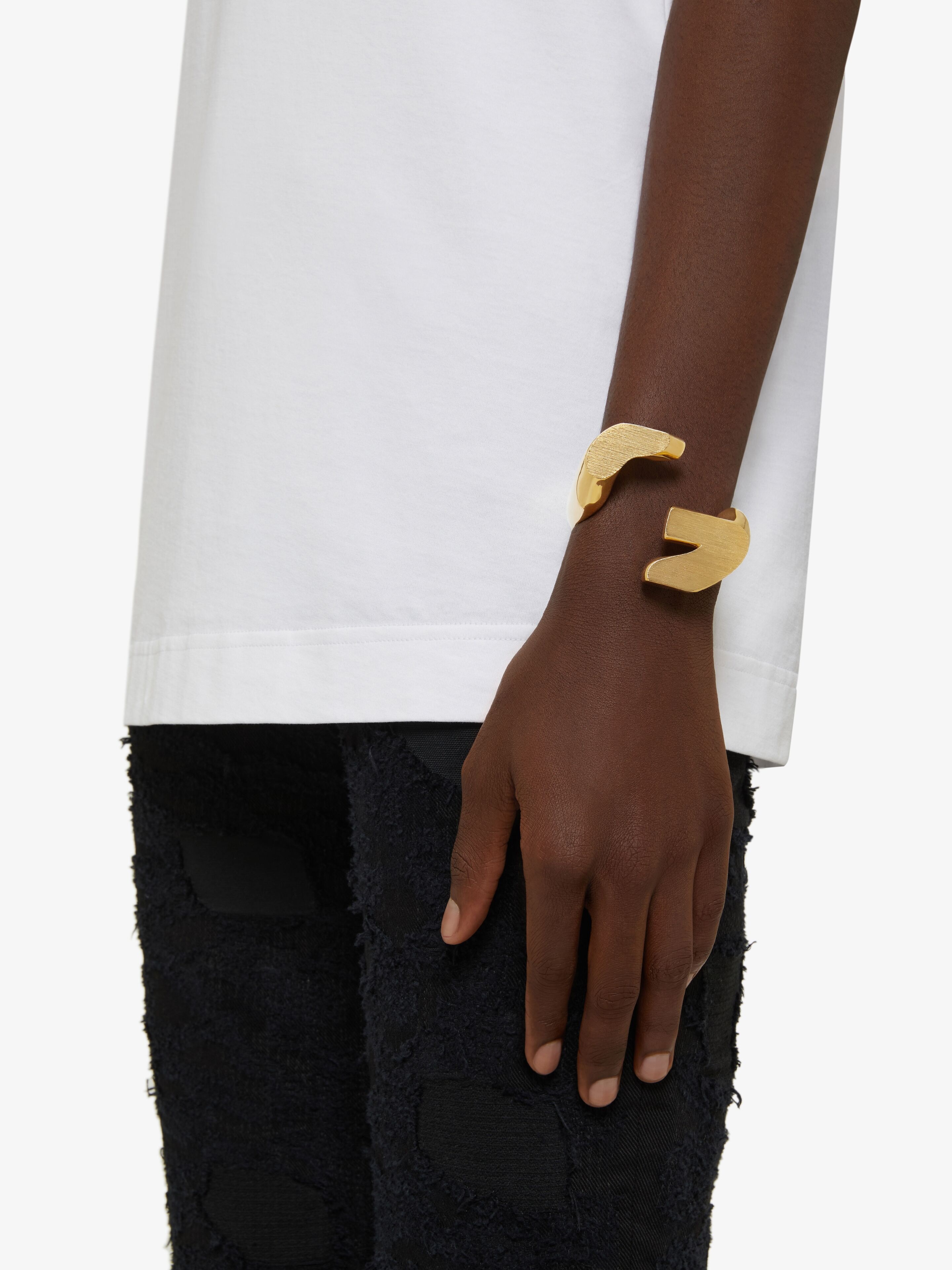 G CHAIN CUFF IN METAL - 4