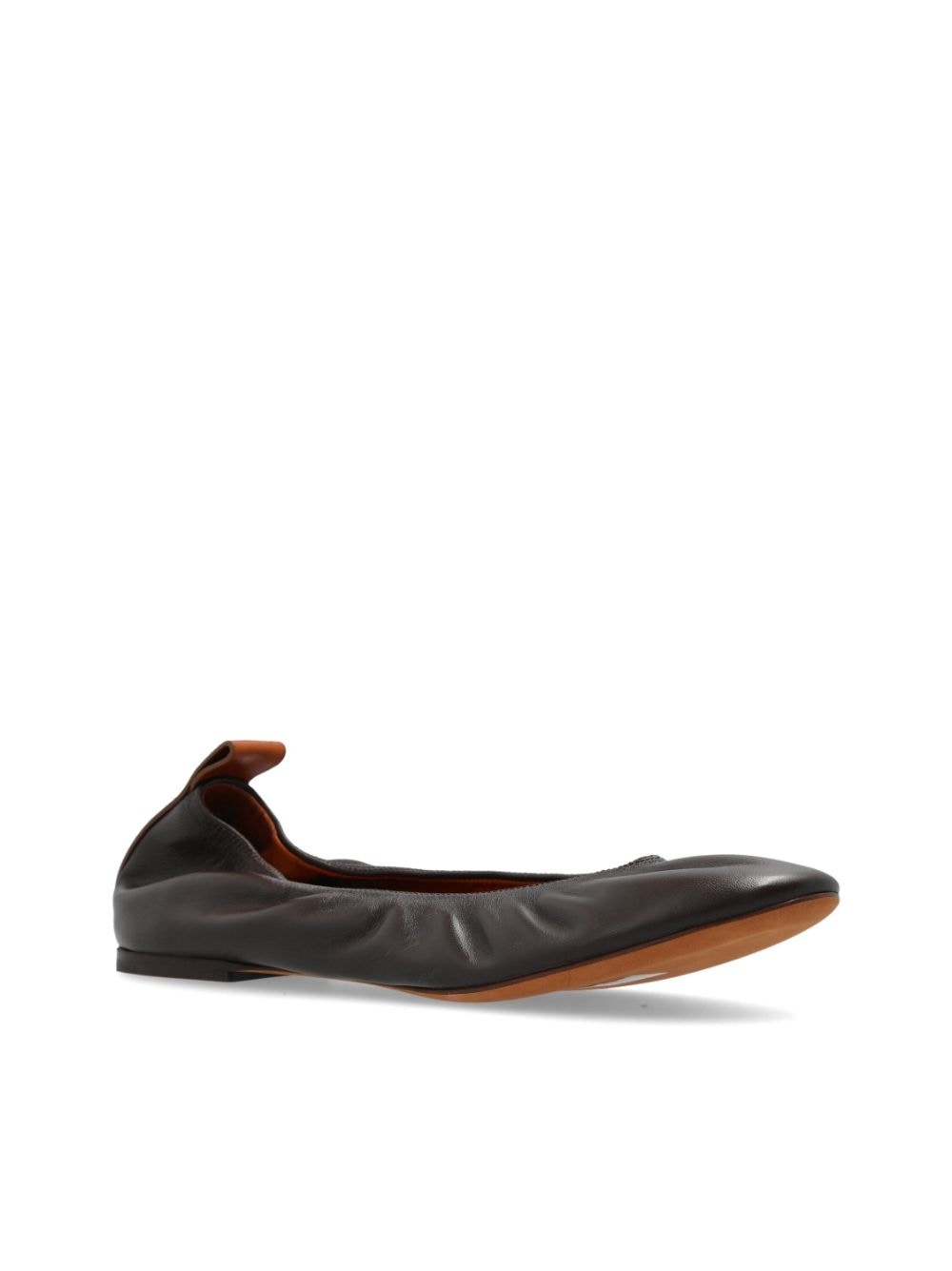 leather ballerina shoes - 4