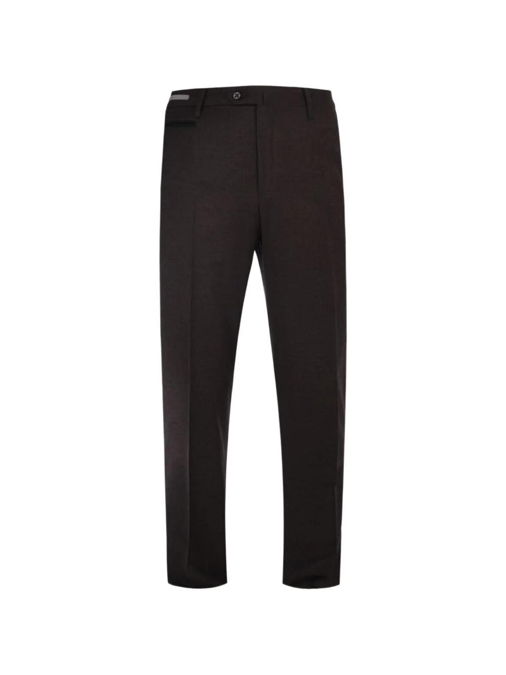 button wool trousers - 1